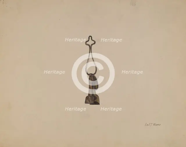 Skirt Hook, c. 1940. Creator: Emil Warns.