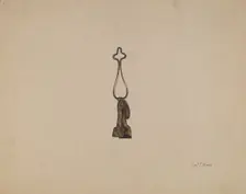 Skirt Hook, c. 1940. Creator: Emil Warns