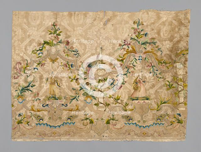 Skirt panel, France, 18th century. Creator: Unknown.
