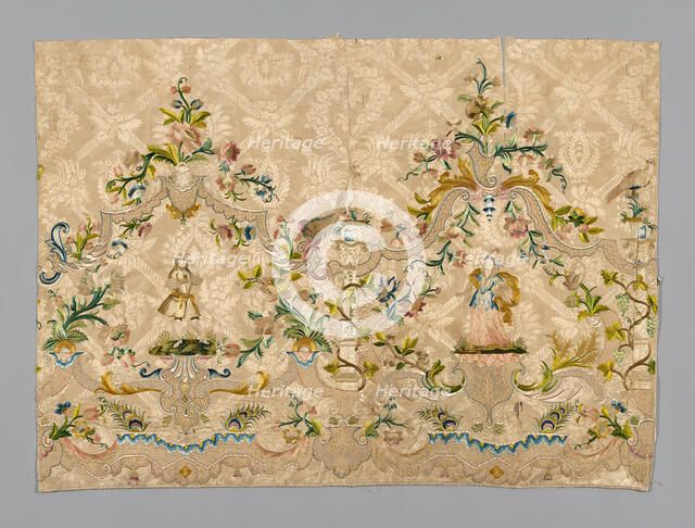 Skirt panel, France, 18th century. Creator: Unknown.