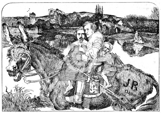 'Skit on 'Sir Isumbras' and the P.R.B.', (1923). Artist: Unknown