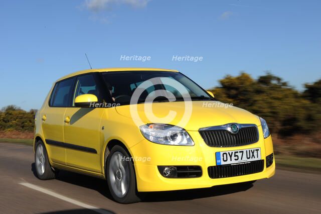 SKODA Fabia 2007. Artist: Simon Clay.