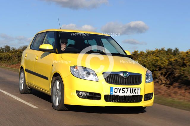 SKODA Fabia 2007. Artist: Simon Clay.