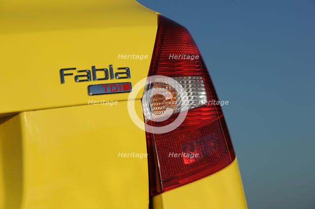 SKODA Fabia 2007. Artist: Simon Clay.