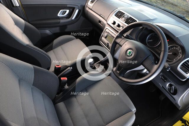 SKODA Fabia 2007. Artist: Simon Clay.