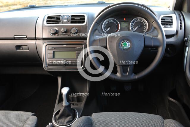 SKODA Fabia 2007. Artist: Simon Clay.