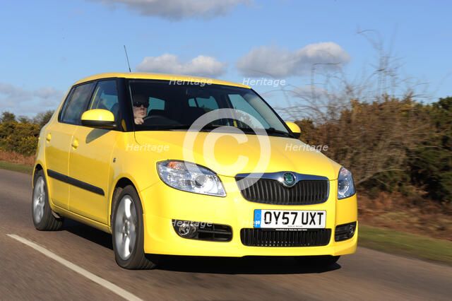 SKODA Fabia 2007. Artist: Simon Clay.