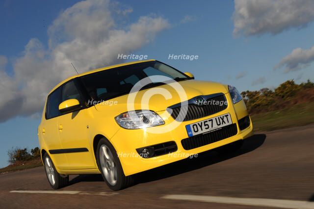 SKODA Fabia 2007. Artist: Simon Clay.