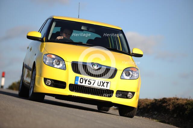 SKODA Fabia 2007. Artist: Simon Clay.