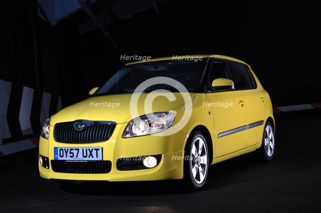 SKODA Fabia 2007. Artist: Simon Clay.