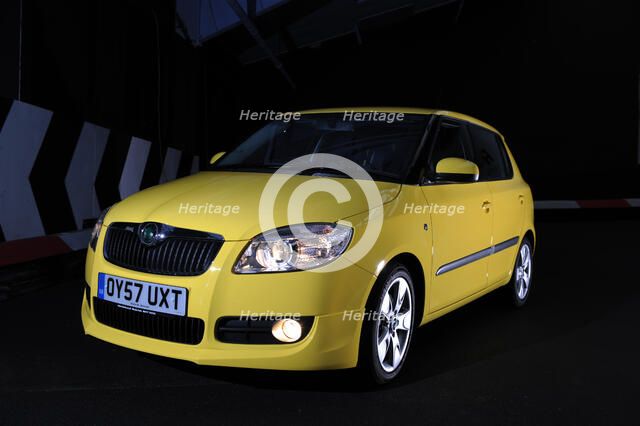 SKODA Fabia 2007. Artist: Simon Clay.