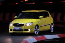 SKODA Fabia 2007. Artist: Simon Clay