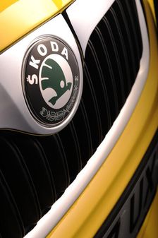 SKODA Fabia 2007. Artist: Simon Clay
