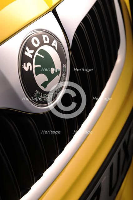 SKODA Fabia 2007. Artist: Simon Clay.