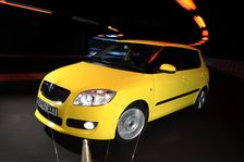 SKODA Fabia 2007. Artist: Simon Clay