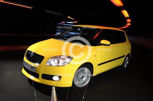 SKODA Fabia 2007. Artist: Simon Clay.