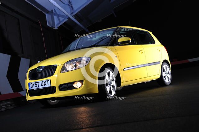 SKODA Fabia 2007. Artist: Simon Clay.