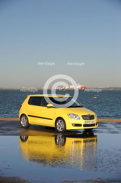 SKODA Fabia 2007. Artist: Simon Clay.