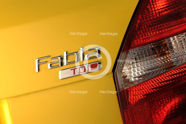 SKODA Fabia 2007. Artist: Simon Clay.
