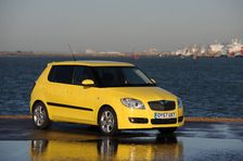 SKODA Fabia 2007. Artist: Simon Clay