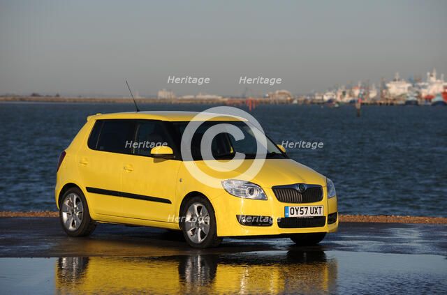 SKODA Fabia 2007. Artist: Simon Clay.