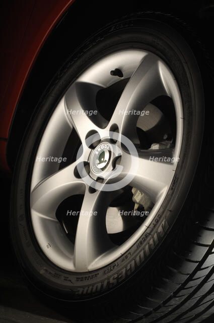 Skoda Fbia Estate  HTP 1-2  2007. Artist: Simon Clay.