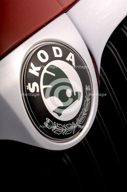 Skoda Fbia Estate  HTP 1-2  2007. Artist: Simon Clay.