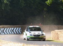 Skoda Rally car 2013 Goodwood Festival of speed