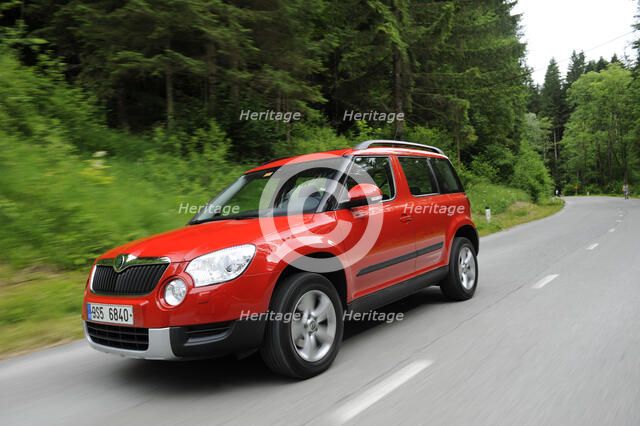 Skoda Yeti 2009. Artist: Simon Clay.
