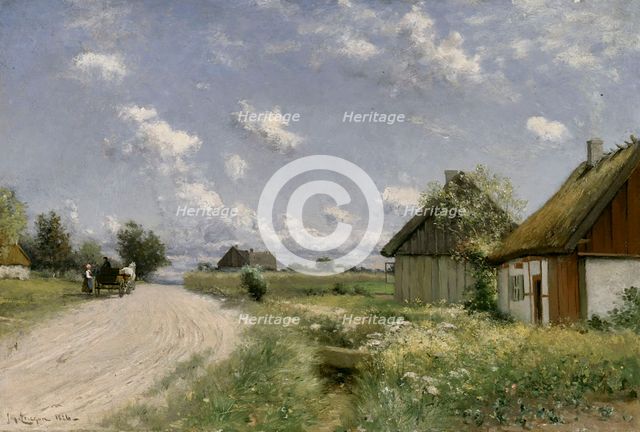 Skoon landscape, 1886. Creator: Johan Ericson.