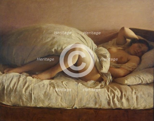 Slumbering Woman.
