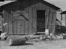 Slums of Brawley, Imperial Valley, California, 1936. Creator: Dorothea Lange