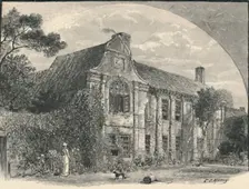 Slyfield House: The Garden Front Surrey, 1886. Artist: C Murray