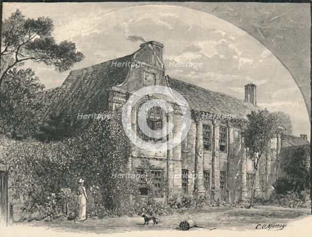 'Slyfield House: The Garden Front', Surrey, 1886. Artist: C Murray.