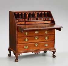 Slant-front desk, about 1755-1785. Creator: Unknown