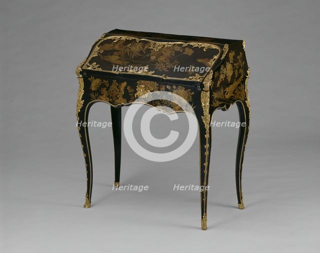 Slant-Front Desk, France, 1745/49. Creator: Jacques Dubois.