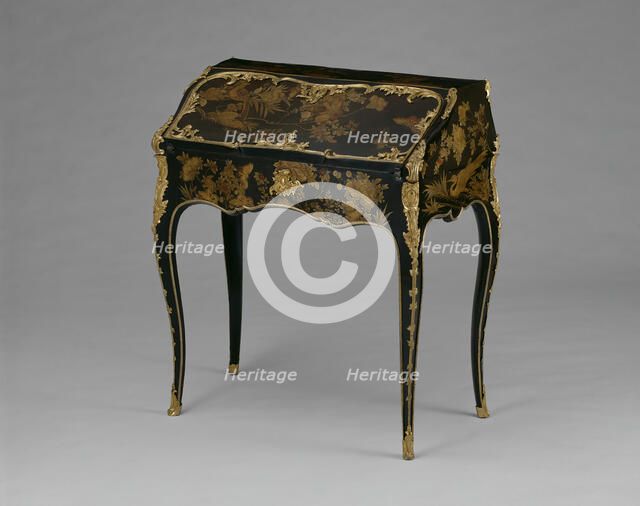 Slant-Front Desk, France, 1745/49. Creator: Jacques Dubois.