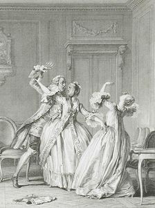 Slap in the Face, 1774. Creator: Noel Le Mire