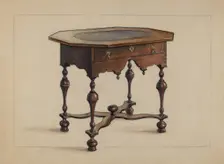 Slate-top Table, 1936. Creator: M. Rosenshield-von-Paulin