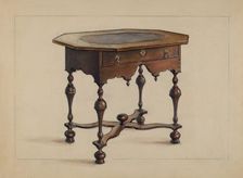 Slate-top Table, 1936. Creator: M. Rosenshield-von-Paulin