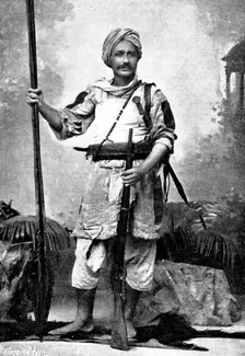 Slatin Bey, who escaped from Darfur, in the Soudan, 1895. Creator: Heyman