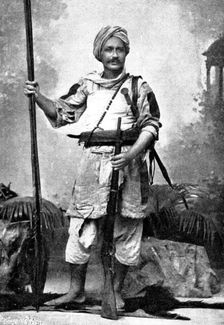 Slatin Bey, who escaped from Darfur, in the Soudan, 1895. Creator: Heyman