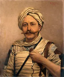 Slatin Pasha (Sir Rudolf Carl Slatin), 1896. Creator: Salim S. Haddad