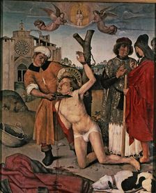 Slaughter of Saint Cugat it was part of the main altarpiece of the Church of the Saint Cugat Mo…