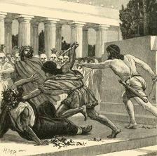 Slaughter off the Pisistratidae 1890. Creator: Unknown