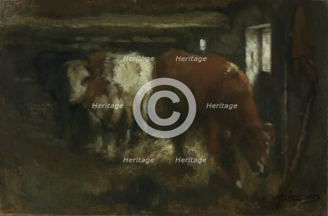 Slaughter Shed, c1860-1900. Creator: Jan Stobbaerts.