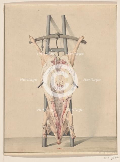 Slaughtered pig, 1796. Creator: Jean Bernard.
