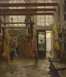Slaughterhouse, 1890. Creator: Tholen, Willem Bastiaan (1860-1931)