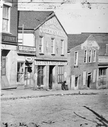 Slave auction shop, Atlanta, Georgia, USA, c1860-62