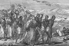 Slave Gang Crossing The African Desert c1881-85